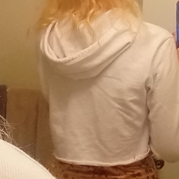 Diadora cropped white hoody - Picture 4 of 4